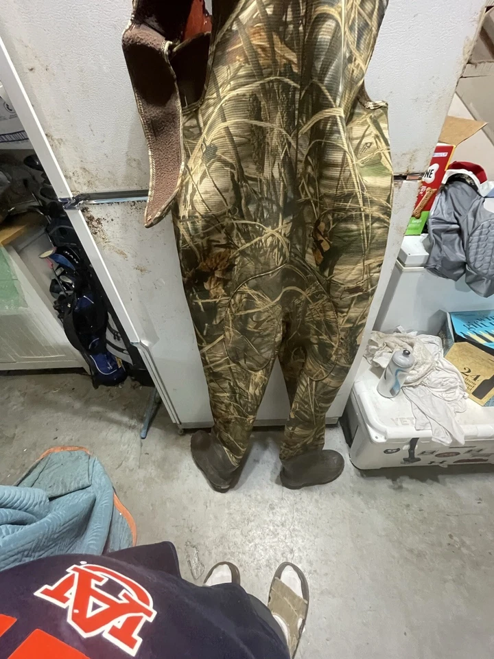 Hodgman Brighton Neoprene Waders #13560A Size 8 Reg Advantage Camo Overall Boots - Image 3 of 4