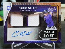 2022 Panini Absolute - Tools of the Trade 2 Swatch Signatures #TT2S-CW Colton...