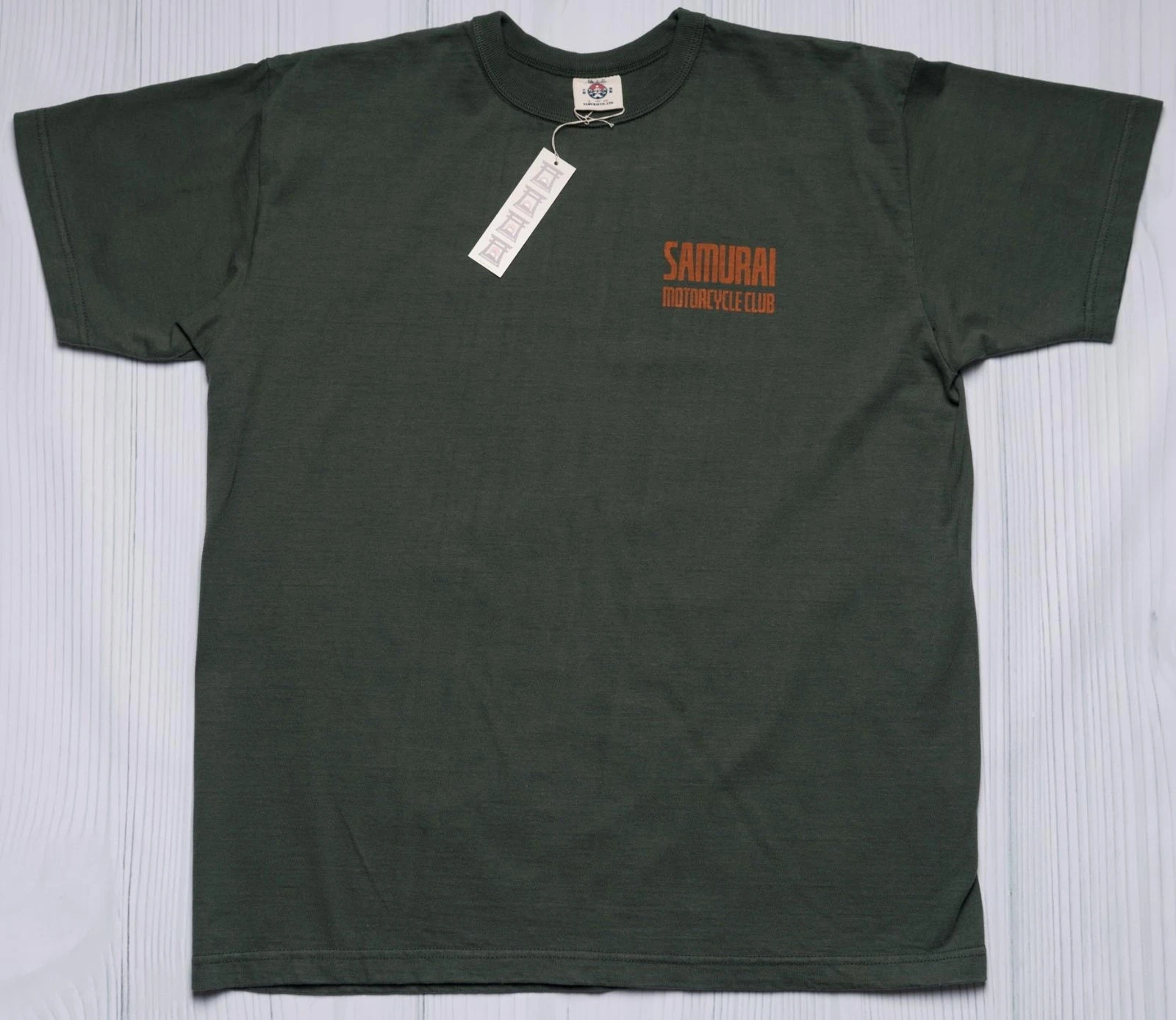 Samurai $105 NWT Green Short Sleeve Motorcycle Club T-Shirt MCT22-101-OVS L