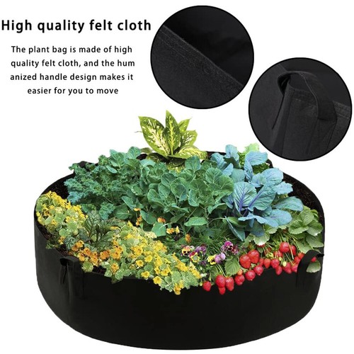 Pflanztasche Kartoffel Pflanzsäcke mit Henkeln Plant Grow Bag Gemüse Pflanzsack - Bild 6 von 18
