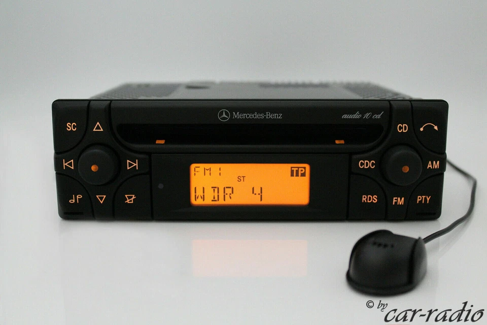 Mercedes Audio 10 CD MF2910 Bluetooth MP3 Audio-Streaming MIC Original Autoradio - Bild 2 von 4