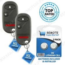 2 Pack NEW Keyless Entry Key Fob Remote For a 2003 Honda Element 2 BTN Fob