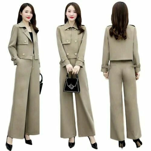 Trousers Double-Breasted Suits & Suit Separates for Women
