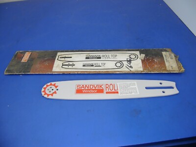 Sandvik 12PKU50SSR,370''/.050''/1.3mm/43DL,12'' chainsaw chain bar,new 
