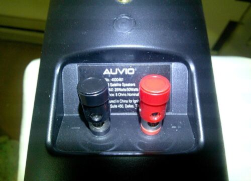 Auvio 3.5 L/R Speakers - 50Watts Max power - 8 Ohms - Bookshelf/Wall Mount -Used - Picture 4 of 4