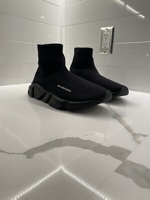 balenciaga triple black sock