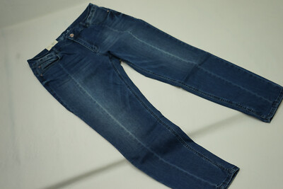 TOM TAILOR Kate Skinny Ankle High Wais Stretch Jeans 7/8 Pant W33 Used Blue New