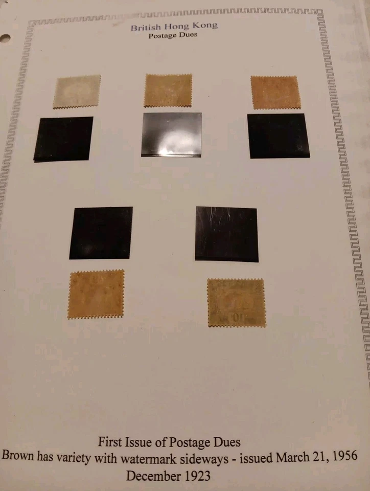 British Hong Kong Mh Postage Due J1 - J5, SÇV $160. - Image 2 of 4