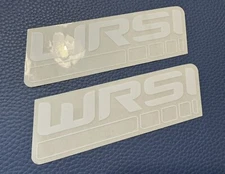 Lot 2 Rare Glossy Sticker WRSI Kayak Helmet Gear Water Sports Canoe Marine