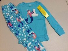 NWT Gymboree Christmas Girls Gymmies Mermaid Pajama Set Many Sizes