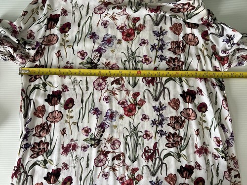 H&M: LABEL OF GRADED GOODS Floral Long Sleeve Dress SIZE 16 AU/UK 12 US 42 EU - Picture 12 of 12