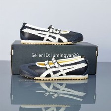 Vintage ONITSUKA TIGER MEXICO66 TGRS BALLET FLATS Black Cream 1182A678-001 Women
