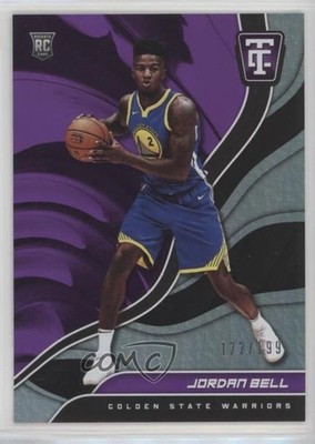 2017 Panini Totally Certified Rookies Purple /199 Jordan Bell #131 Rookie RC gn1