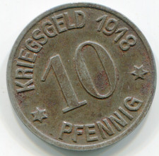 Germany Weimar Notegeld of Coblenz 10 Pfg 1918 Iron    lotjan4151