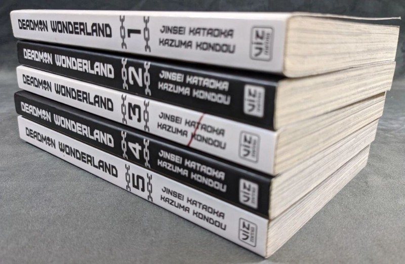 Deadman Wonderland Manga Volumes 1-5 Viz Media English Jinsei Kataoka