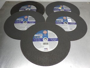 5 NEW! SHOPSMITH 14" x 7/64" x 1" Metal Cutting Wheels #13890
