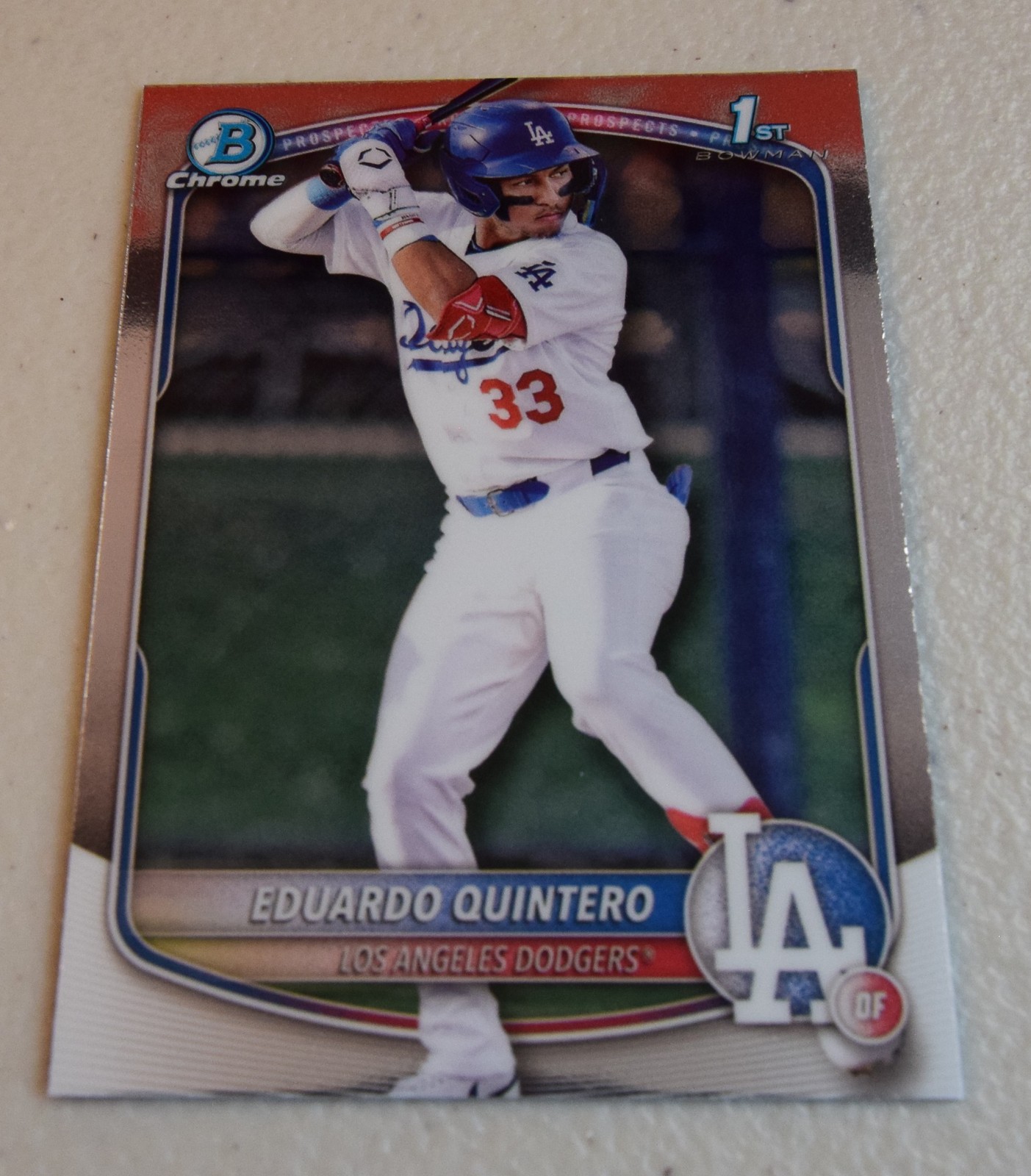 2025 Bowman #BCP-115 Eduardo Quintero Chrome Prospects