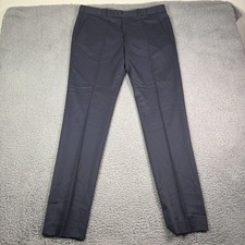 Todd Snyder Navy Natural Stretch Wool Pants Mens 34x34 Blue Sutton Fit Dress NEW