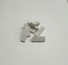 Loose Mosaic Stone Tile, 1 Lb Lot, Silver Gray Color