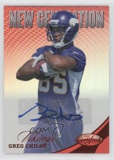 2012 Certified New Generation Mirror Red Signatures /350 Greg Childs Auto 0g46