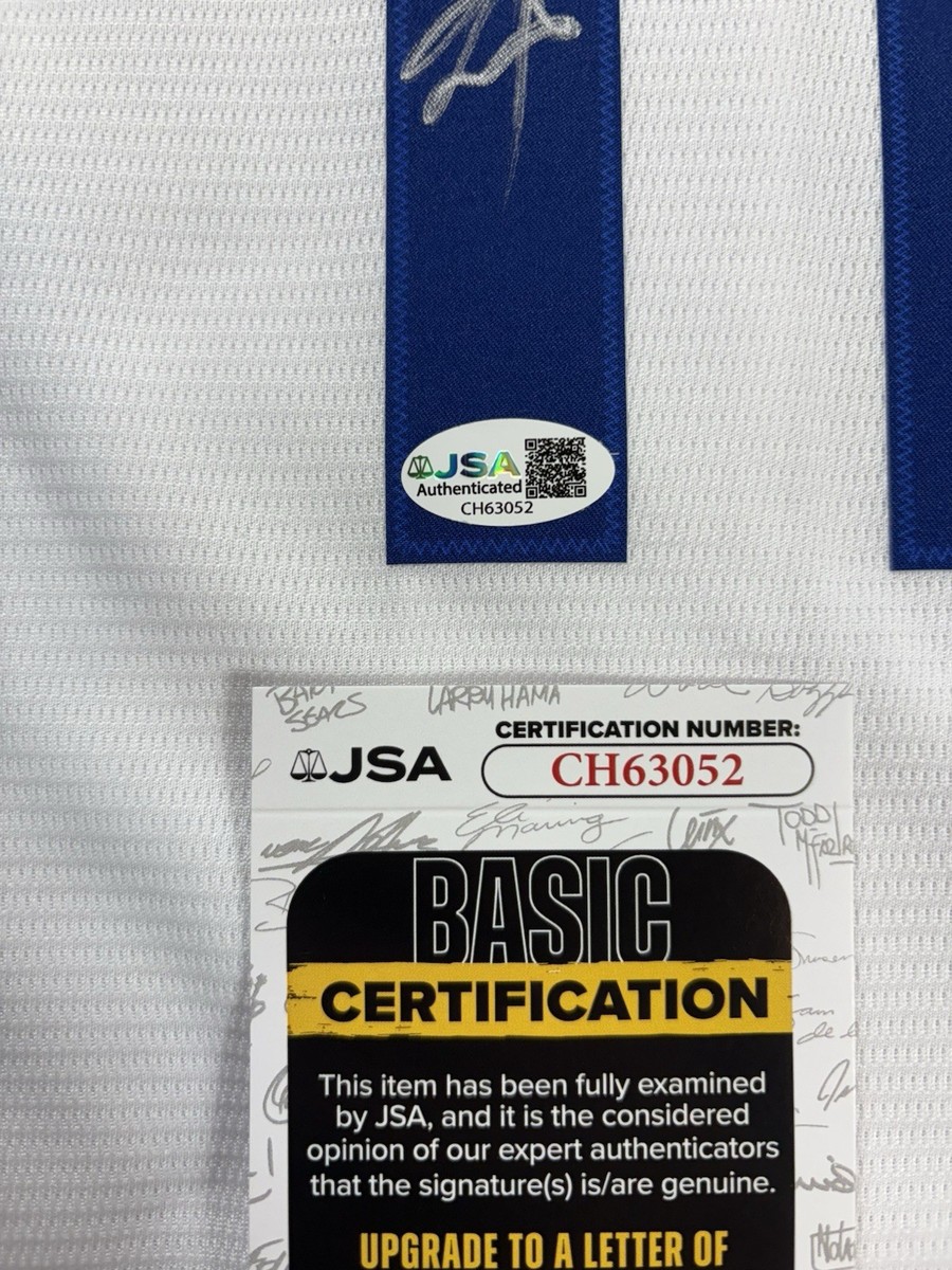 Roki Sasaki Signed Jersey Jsa Coa Los Angeles Dodgers Kanji