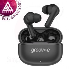 Groov-e GVTW09BK Sound Buds True Wireless Earphones with Charging Case│Black