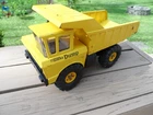 Mighty Tonka Pressed Steel Yellow Dump Truck Late 1960s to 1970 Vintage