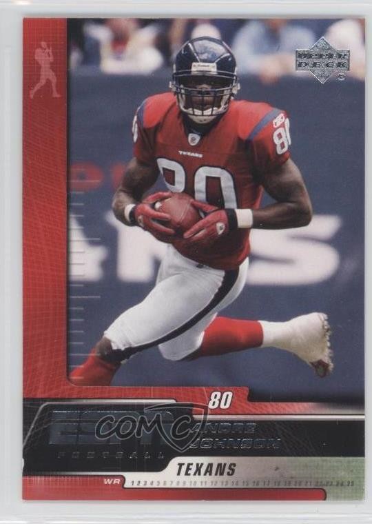 2005 Upper Deck ESPN Andre Johnson #40 HOF 2u3