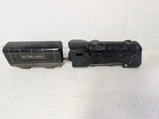 Vintage O Guage Marx Locomotive Wind Up with a New York Central Tender