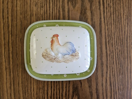 Villeroy & Boch Butterdose "Farmers Spring" mit Deckel - sehr selten - Bild 1 von 12