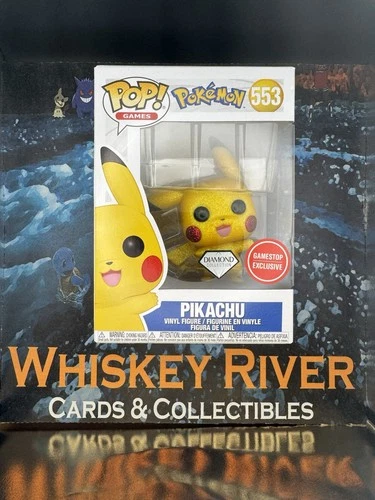 Funko Pop Pokemon Pikachu 553 Diamond Collection Exclusive Vinyl Figure NIB ⚡️