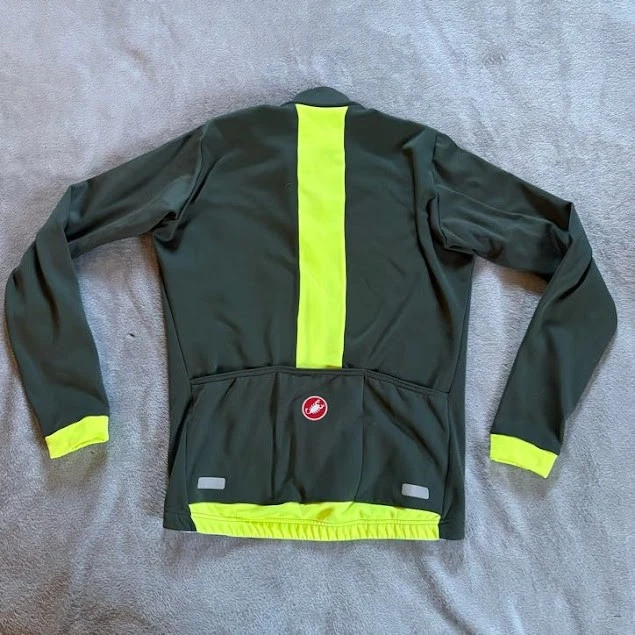 Женская велосипедная майка Castelli Fondo с длинным рукавом размер большой зеленый - Изображение 2 из 4