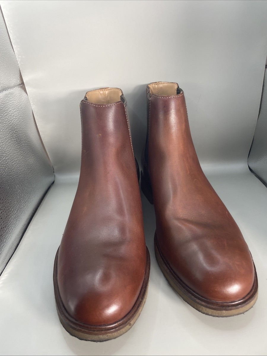 Clarks Clarksdale Easy Chelsea Boots Mens 11.5 M Brown Beeswax Leather Men main image 4