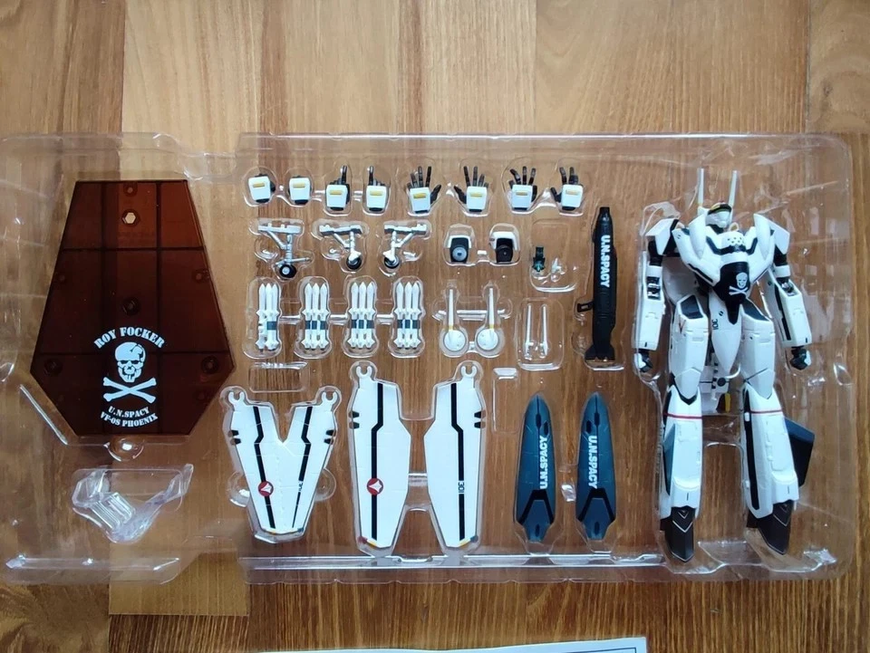 new Macross Zero HI-METAL R VF-0S Phoenix Vorlackierte Actionfigur Bandai Japan - Bild 4 von 4