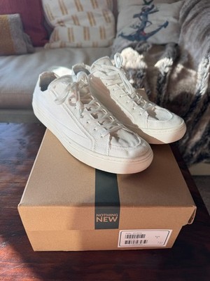Nothing New Men s Sneakers Off-White Sustainable Canvas Great Condition Size 9