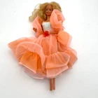 Vintage 1984 Peaches N Cream Barbie Doll #7926 Dress Stole Ring Missing Shoes