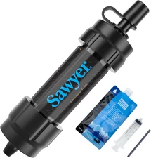 Portable Mini Water Filtration System Travel Emergency Water Purifier Plus Pack