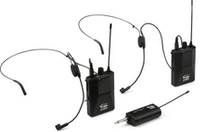 Galaxy Audio GTU-SHP5AB GTU Galaxy Trek UHF Dual Wireless Headset Mic System