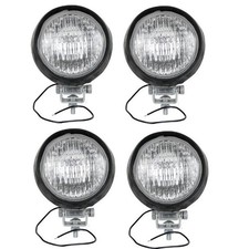 Qty 4: Headlamp with H3 Bulb Fits Case Replaces L755H12V x4