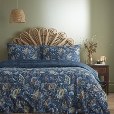 Charlotte Thomas Jacobus Botanical Natural Or Navy Duvet Cover & Pillowcase Set