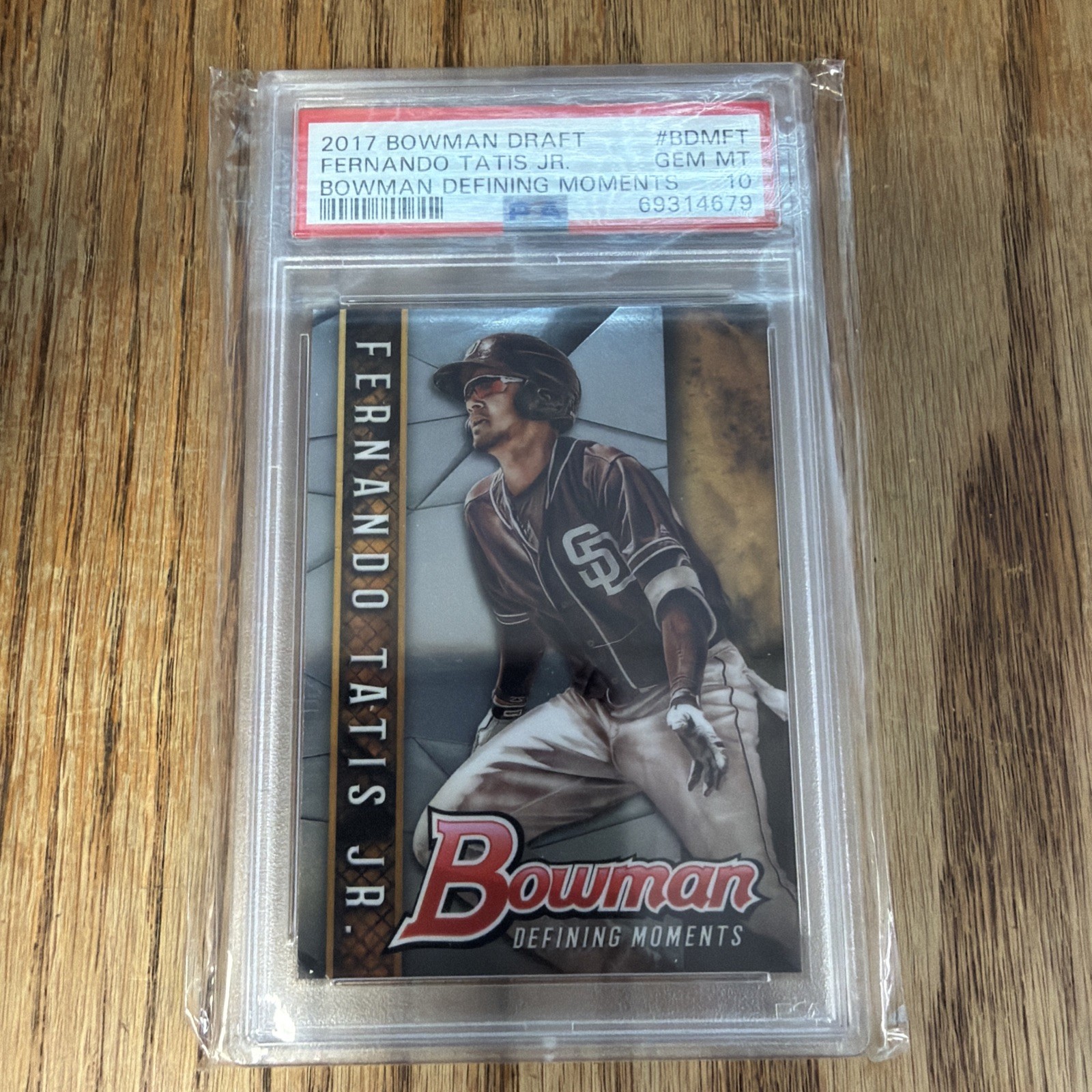 Fernando Tatis Jr. 2017 Bowman Draft Bowman Defining Moments #BDM-FT (RC) PSA 10