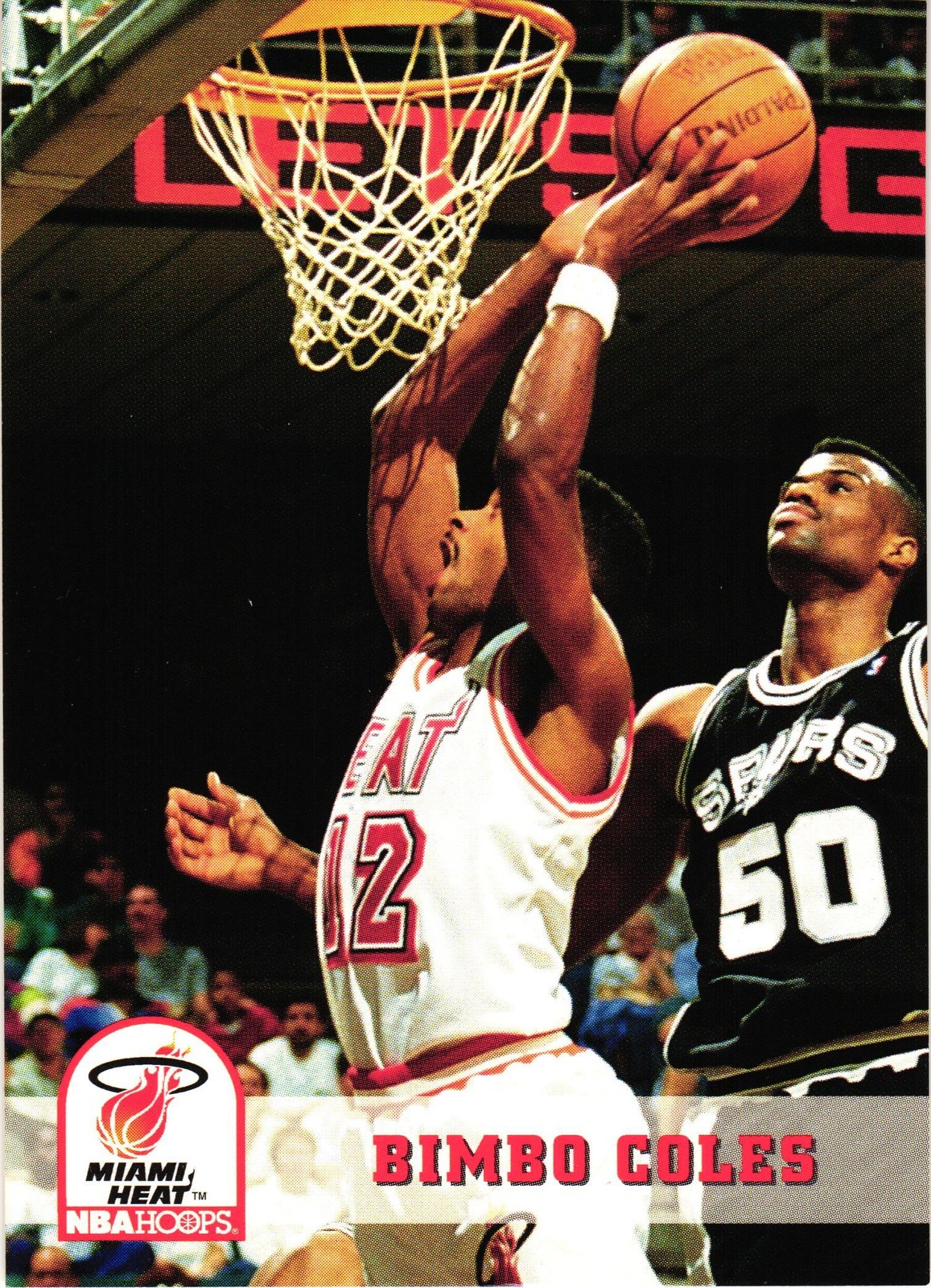 1993-94 Hoops Gold Medal Bread Bimbo Coles #NNO Miami Heat
