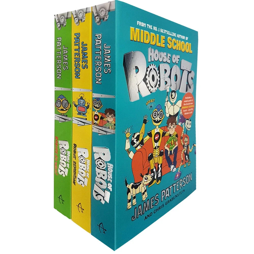 House of Robots Collection 3 Books Set Robot Revolution By James Patterson NEW - Image 3