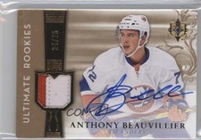 2016-17 Ultimate Collection 24/25 Anthony Beauvillier #RRJ-AB Patch Auto 1ci