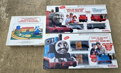 Vintage LIONEL Thomas the Tank and James the Red Engine Electric Train Sets Plus