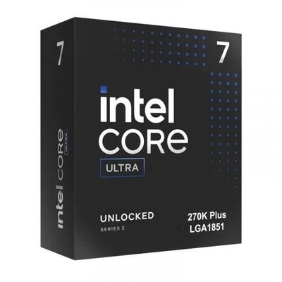 Intel Core Ultra 7 270K Plus Desktop Processor - 24 cores (8 P-cores + 16 E-core