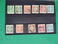 CZECHOSLOVAKIA-1926-1938-BOHEMIA-AND-MORAVIA-REVENUE-MI-ST-D60-D80-D100-D120-D20