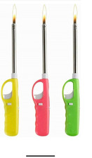 Brand New LARGE Refillable Gas LONG Reach BBQ Fire Lighter Random Colour UK