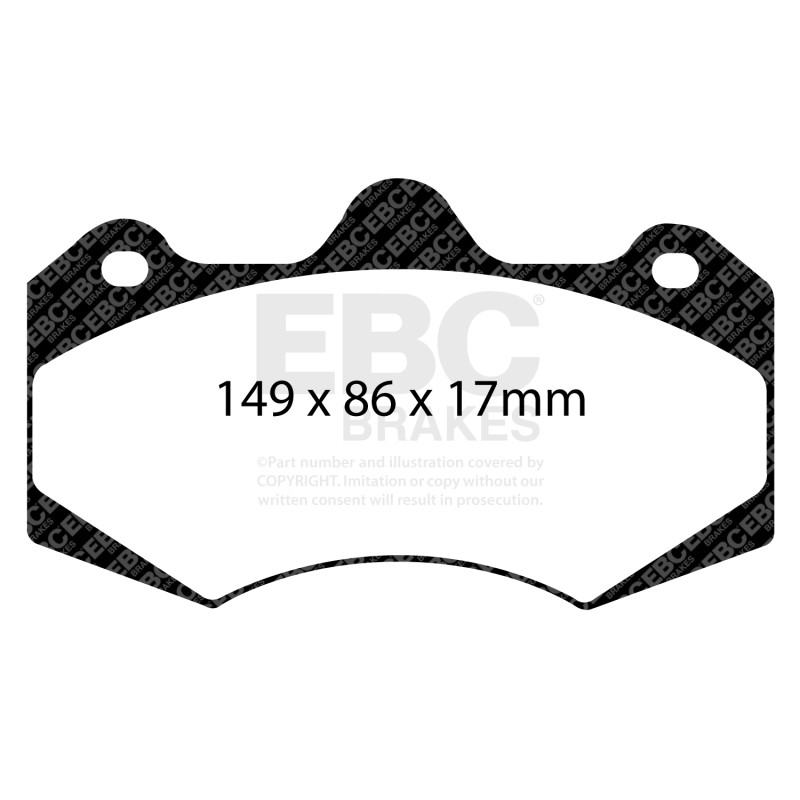 Lotus Evora 2015-2021 Front Brake pad P/N DP804217SR11
