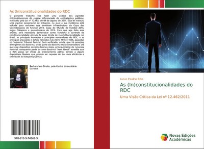 Lucas Paulino Silva | As (In)constitucionalidades do RDC | Taschenbuch (2019)